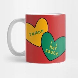 Ramen and Hot Sauce Mug